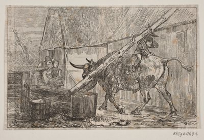 Noel Baba damızlık üzerinde sürmek by H. C. Henneberg