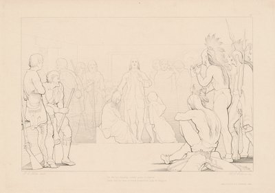 Kanayan Ülkesi İçin Cennete Dua Ediyor by H. G. Watkins, after George Elgar Hicks