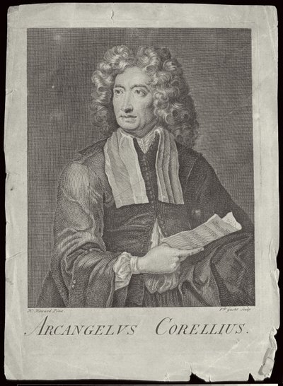 Van der Gucht tarafından kazınmış Arcangelo Corelli (1653-1713) by H. Howard