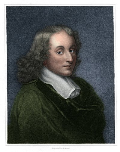 Blaise Pascal, Fransız filozof, matematikçi, fizikçi ve ilahiyatçı, 1833. by H Meyer