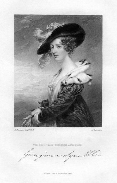 Leydi Georgina Agar-Ellis, 19. yüzyıl. by H. Robinson