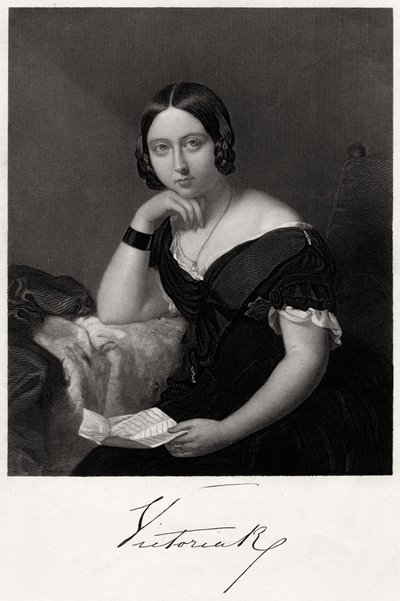 Kraliçe Victoria, 19. yüzyıl by H. Robinson