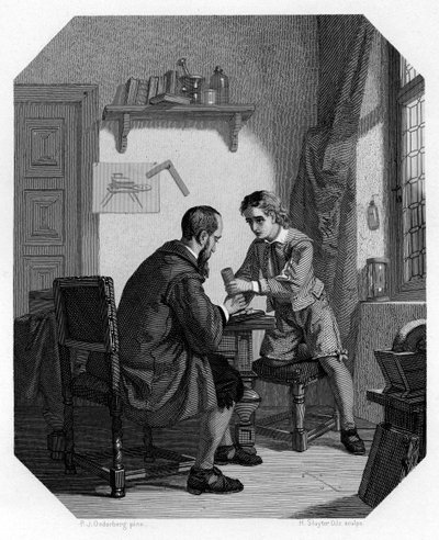 Hans Jansen ve oğlu Sacharias, c1870 by H. Sluyter
