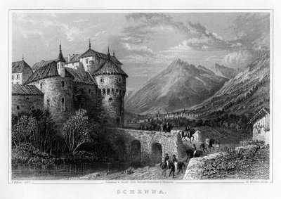 Schenna, 19. yüzyıl by H. Winkles