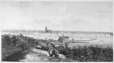 Frankfurt Panoraması, 1865 dolayları by H. Worms