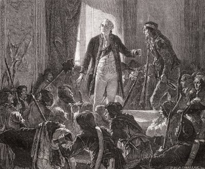 Kral Louis XVI (1754-93) Ulusun Sağlığına İçecekler, 20 Haziran 1792 by H. de la Charlerie
