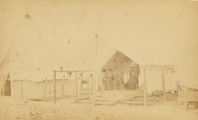 [Çadırdaki askerler] by Haas and Peale