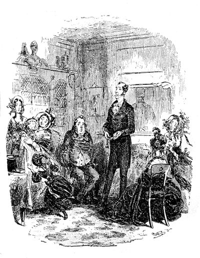 Dombey & Oğul, Charles Dickens by Hablot Knight Browne
