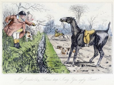 Atlı Av Sahnesi. "Thomas Scott veya Hawbuck Grange