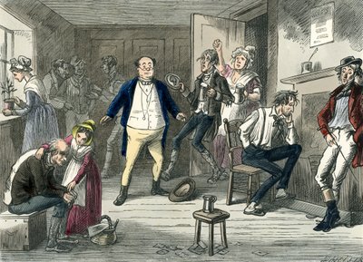 Pickwick Kulübü, Charles Dickens by Hablot Knight Browne