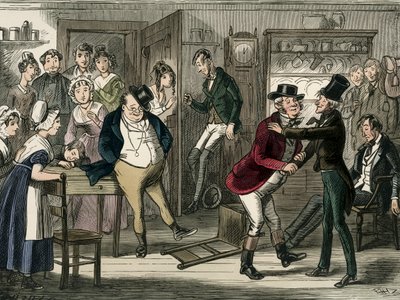Pickwick Kulübü, Charles Dickens by Hablot Knight Browne