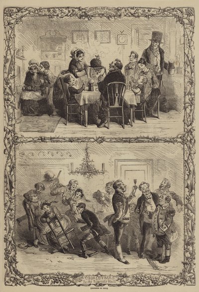 Alt Düzenler arasında Noel by Hablot Knight Browne