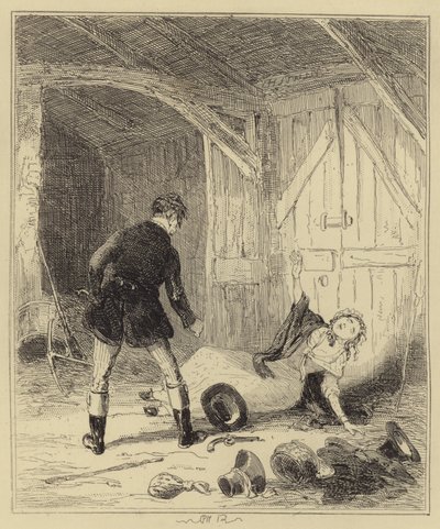 Kordon çekimi Maria Marten by Hablot Knight Browne