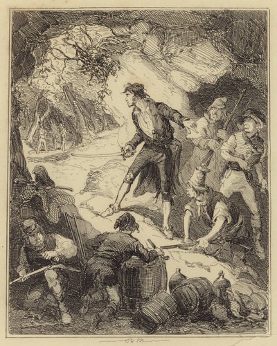 Kaptan Grant ve grubunun keşfi by Hablot Knight Browne