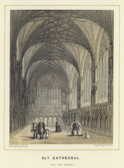 Ely Katedrali, Lady Şapeli by Hablot Knight Browne