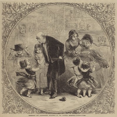 Büyükbaba ve Büyükanne Genç Şubeler tarafından karşılandı by Hablot Knight Browne