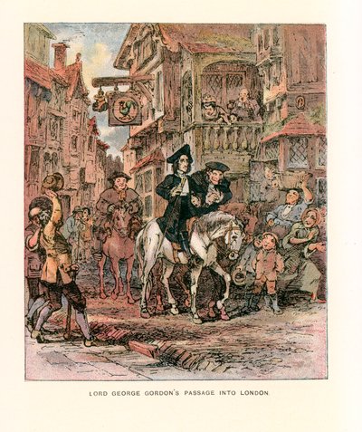 Barnaby Rudge için illüstrasyon. by Hablot Knight Browne