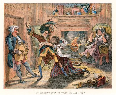 Barnaby Rudge için illüstrasyon. by Hablot Knight Browne