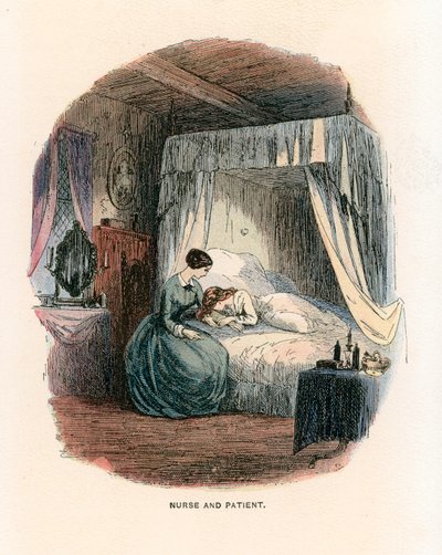 Kasvetli Ev için İllüstrasyon by Hablot Knight Browne