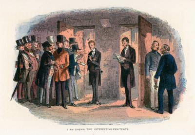 David Copperfield için İllüstrasyon by Hablot Knight Browne