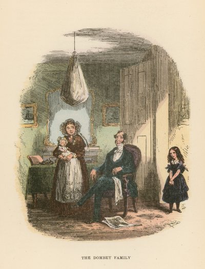 Illustration for Dombey and Son  by Hablot Knight Browne