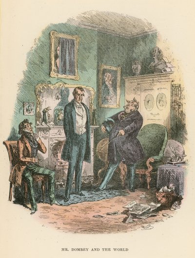Illustration for Dombey and Son  by Hablot Knight Browne