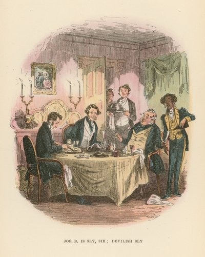Dombey ve Oğul için İllüstrasyon by Hablot Knight Browne