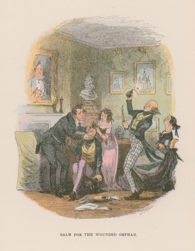 Martin Chuzzlewit için çizim by Hablot Knight Browne