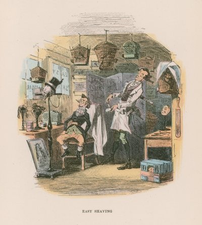Martin Chuzzlewit için çizim by Hablot Knight Browne