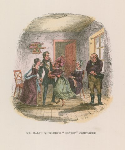 Illustration for Nicholas Nickleby  by Hablot Knight Browne