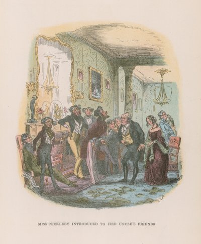 Illustration for Nicholas Nickleby  by Hablot Knight Browne