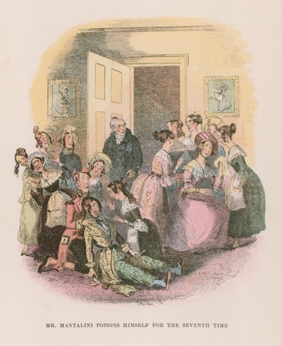 Illustration for Nicholas Nickleby  by Hablot Knight Browne