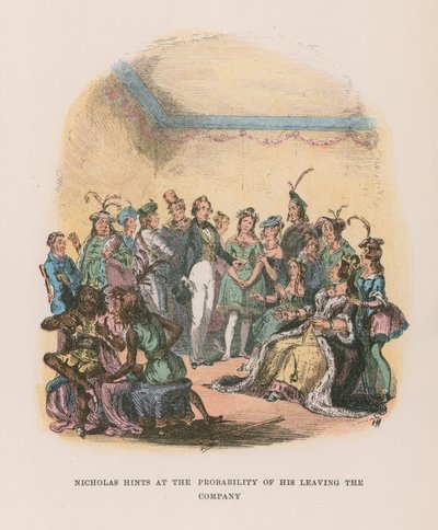 Illustration for Nicholas Nickleby  by Hablot Knight Browne