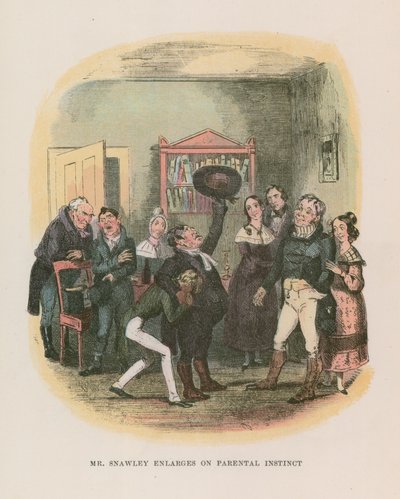 Nicholas Nickleby için İllüstrasyon by Hablot Knight Browne