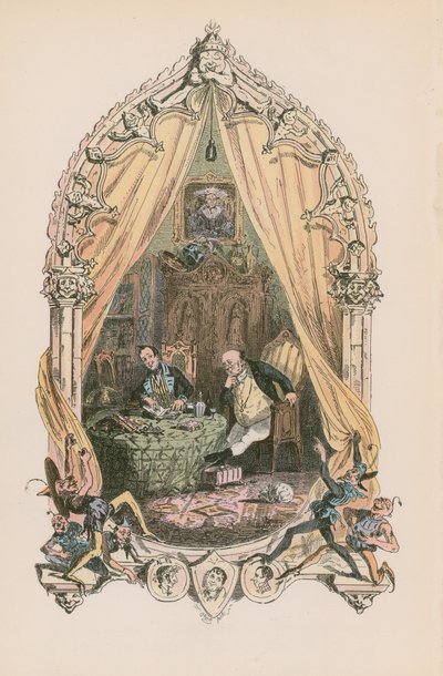 Pickwick Kağıtları için İllüstrasyon by Hablot Knight Browne