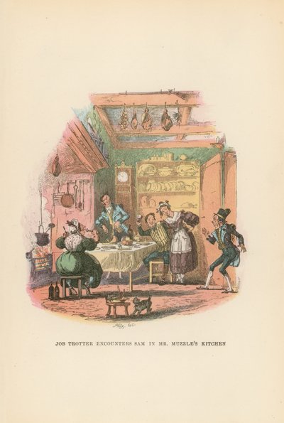 Illustration for Pickwick Papers  by Hablot Knight Browne