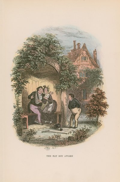 Illustration for Pickwick Papers  by Hablot Knight Browne
