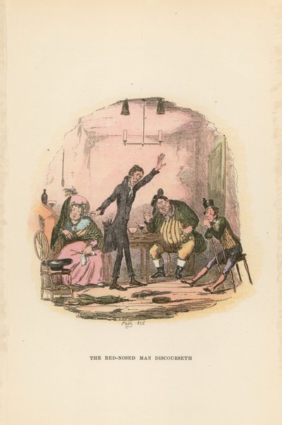 Pickwick Kağıtları için İllüstrasyon by Hablot Knight Browne