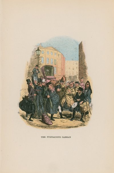 Pickwick Kağıtları için İllüstrasyon by Hablot Knight Browne