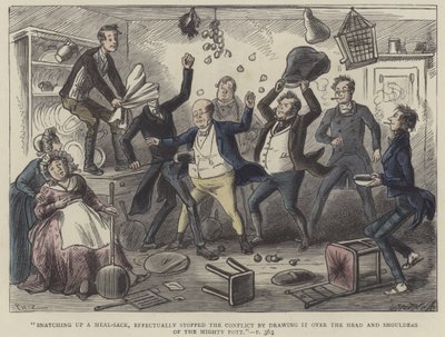 Pickwick Kağıtları için İllüstrasyon by Hablot Knight Browne