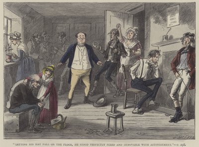 Pickwick Kağıtları için İllüstrasyon by Hablot Knight Browne