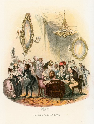 Pickwick Kağıtları için İllüstrasyon by Hablot Knight Browne