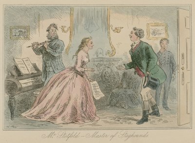 Mr Stotfold - Master of Staghounds  by Hablot Knight Browne