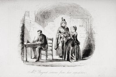 Bayan Bagnet keşif gezisinden dönüyor, Charles Dickens