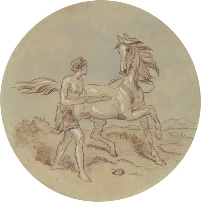 Venüs ve Adonis'i gösteren bir dizi plaka için on sekiz tasarımdan biri by Hablot Knight Browne