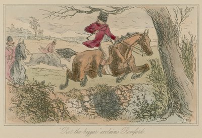 Rot the Beggar exclaims Romford  by Hablot Knight Browne