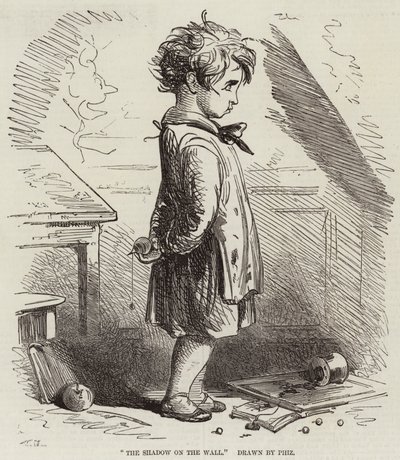 Duvardaki Gölge by Hablot Knight Browne