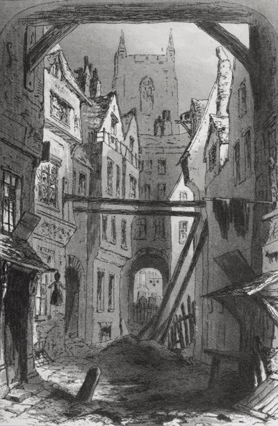 Tom yapayalnız, Charles Dickens (1812-70) tarafından 1853