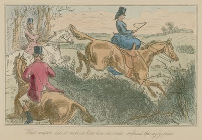 What matter did it make to him how she rode, confound this ugly place  by Hablot Knight Browne