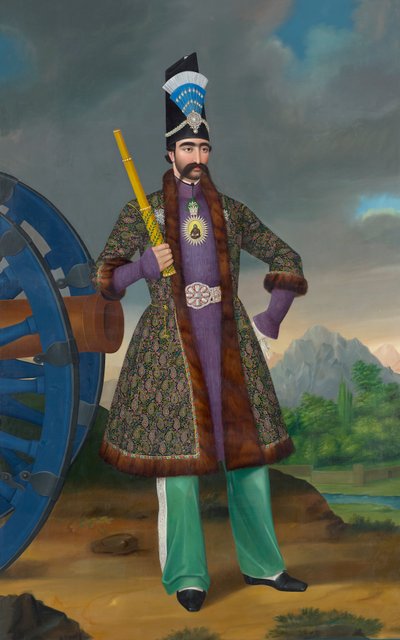 İran Şahı Naser ad-Din by Hakob Hovnatanyan